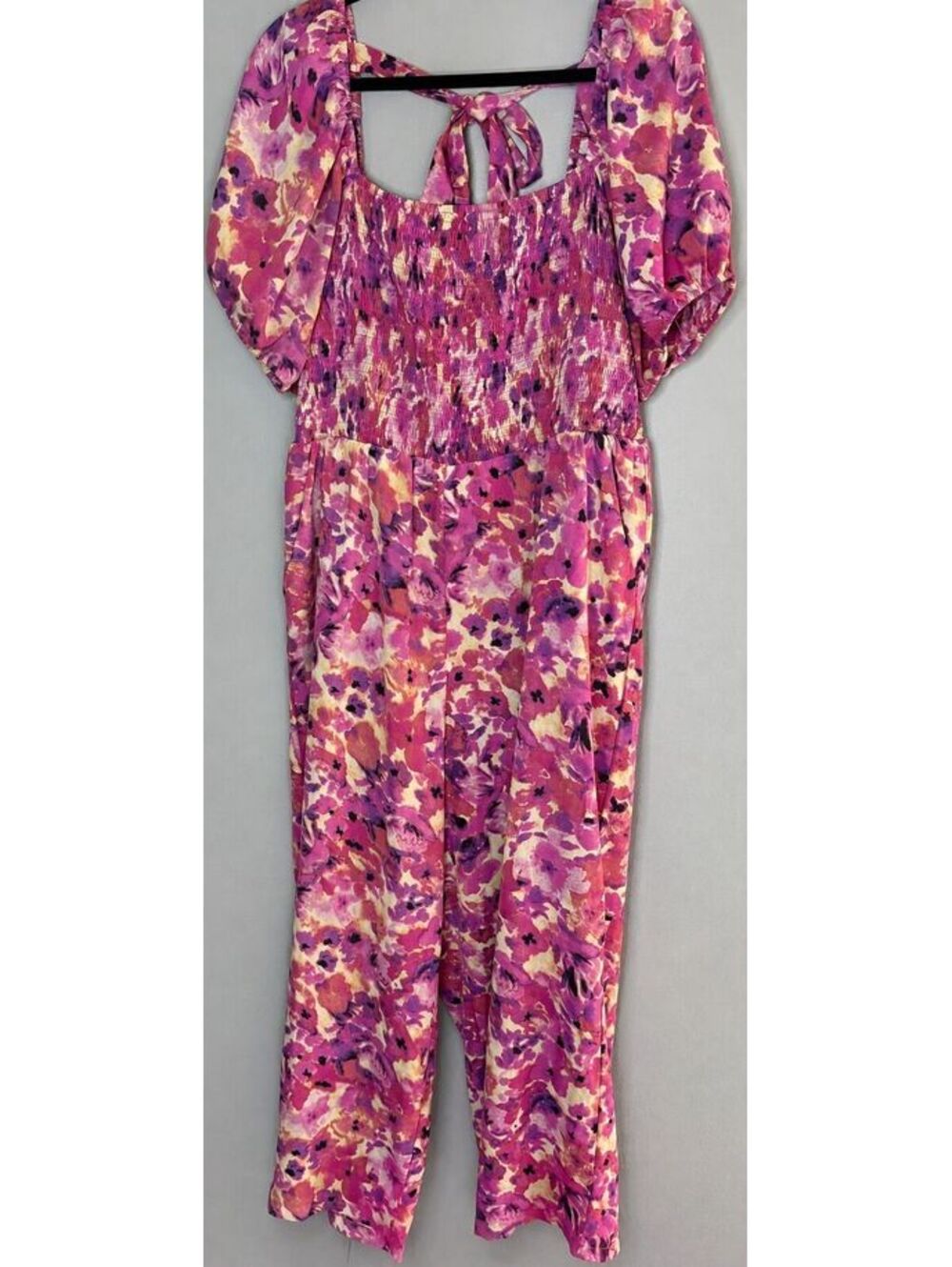 104. XL floral jumpsuit PTP 21 🔥❤️